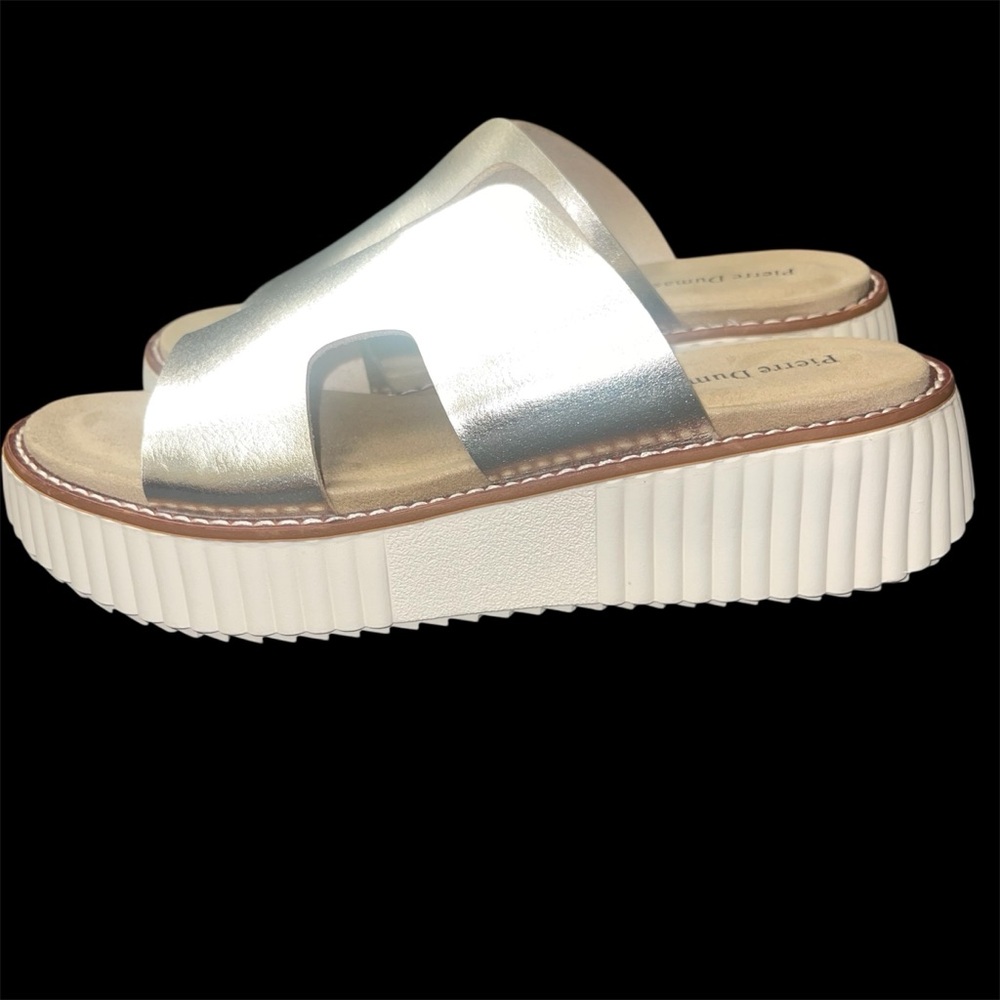 Pierre Dumas Sweet-3 Sandal Gold Women’s Size 10 New - Picture 2 of 7